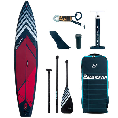 Gladiator Pro 12'6" x 32" Touring inkl. kolfiberpaddel image 0